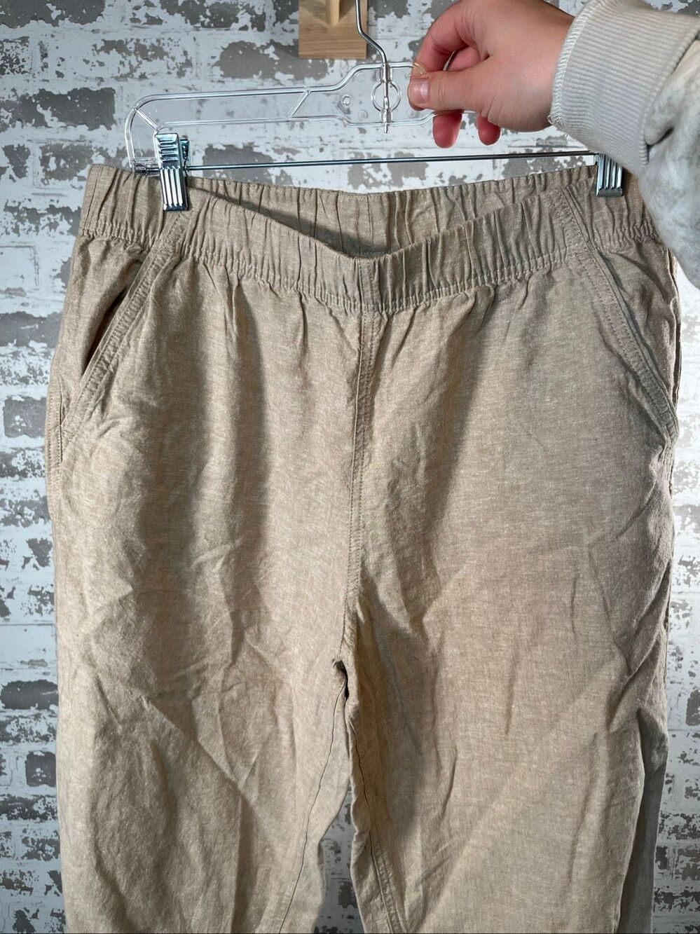 Duluth Trading | women tan new straight leg hemp cotton pants